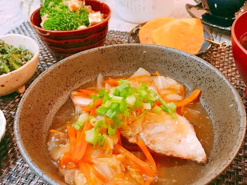 鰤の野菜餡掛け♡